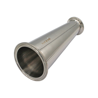 3" X 1.5" Tri Clamp Eccentric Reducer - Tri Clover Sanitary Stainless Steel Fitting