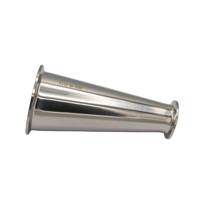 3" X 1.5" Tri Clamp Eccentric Reducer - Tri Clover Sanitary Stainless Steel Fitting