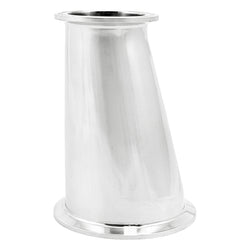 Stainless Steel Tri-Clover Eccentric Reducer - 3" TC X 2" TC