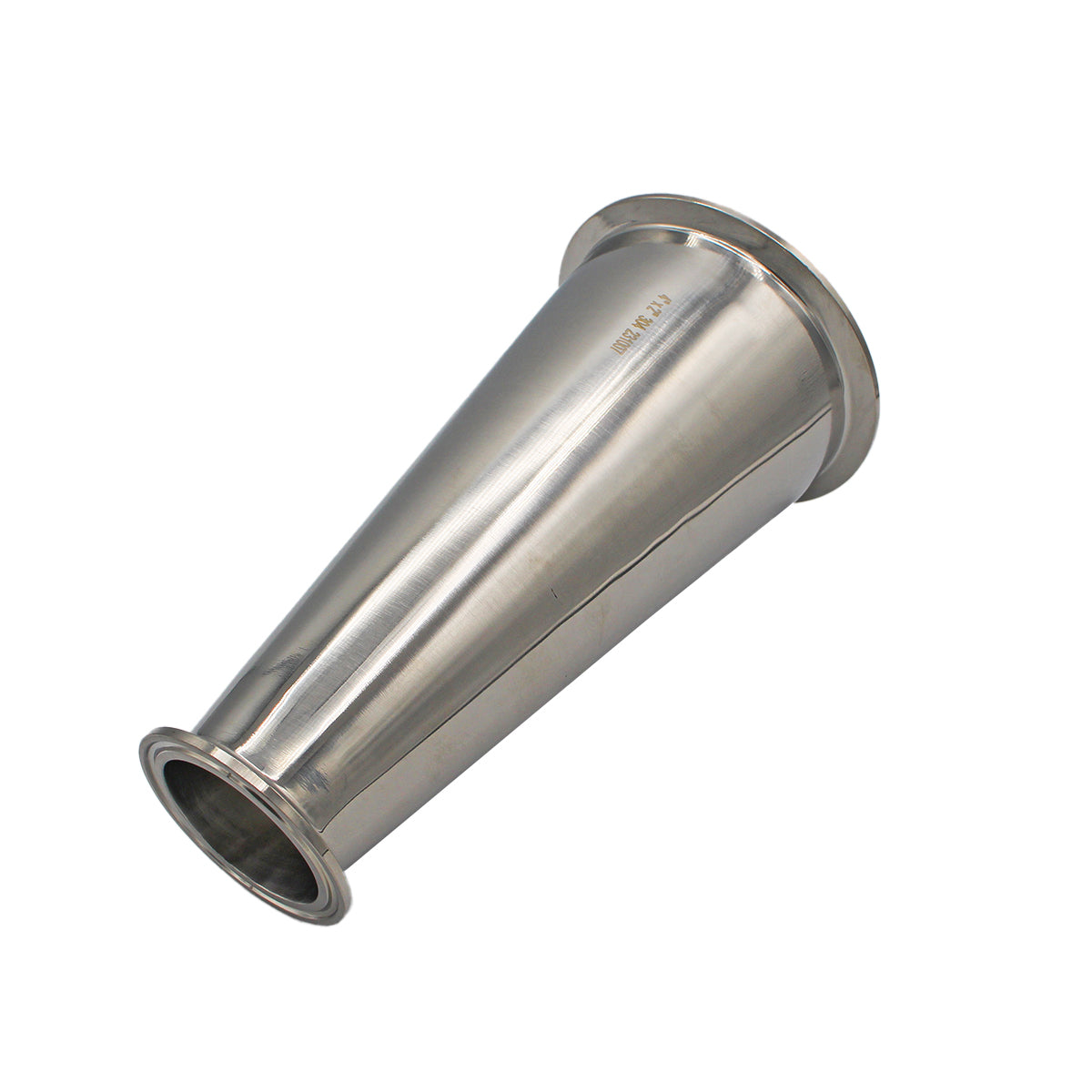 4" X 2" Tri Clamp Eccentric Reducer - Tri Clover Sanitary Stainless Steel Fitting