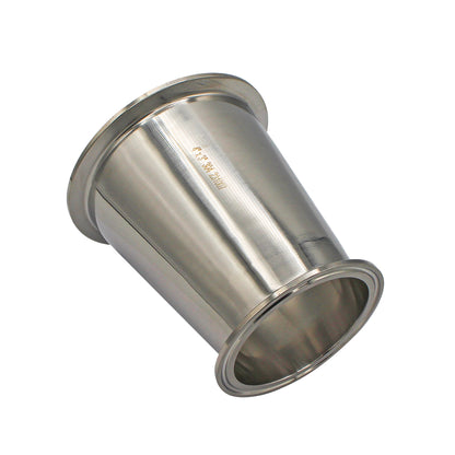 4" X 3" Tri Clamp Eccentric Reducer - Tri Clover Sanitary Stainless Steel Fitting