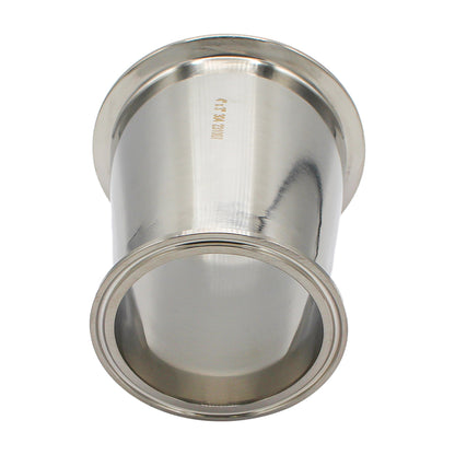 4" X 3" Tri Clamp Eccentric Reducer - Tri Clover Sanitary Stainless Steel Fitting