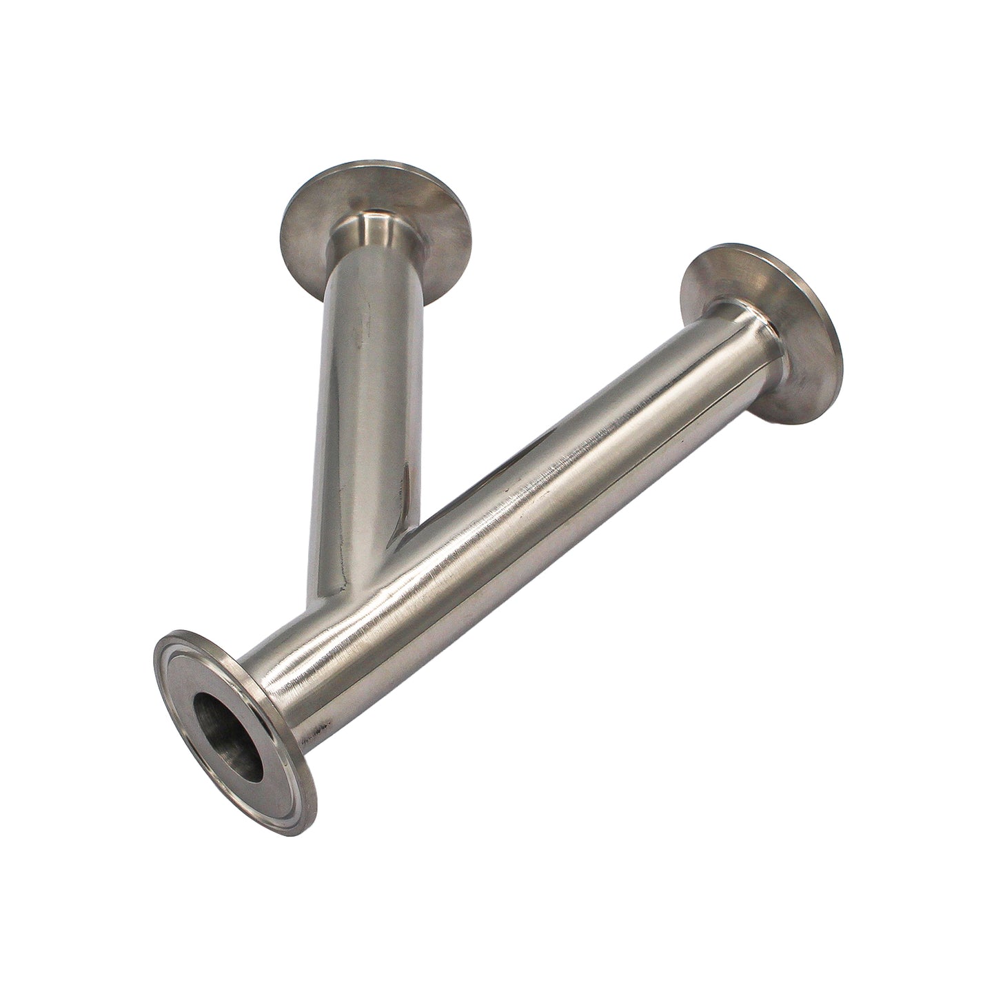 1" Tri Clamp Lateral Wye (Y-fitting)- Sanitary Stainless Steel