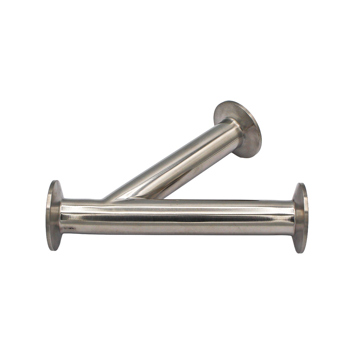 1" Tri Clamp Lateral Wye (Y-fitting)- Sanitary Stainless Steel
