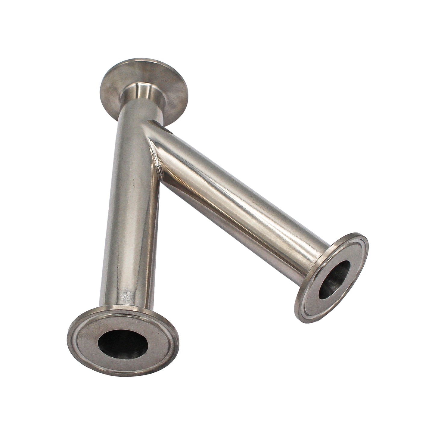 1" Tri Clamp Lateral Wye (Y-fitting)- Sanitary Stainless Steel