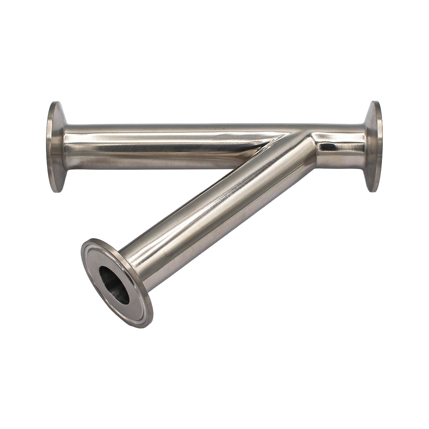1" Tri Clamp Lateral Wye (Y-fitting)- Sanitary Stainless Steel