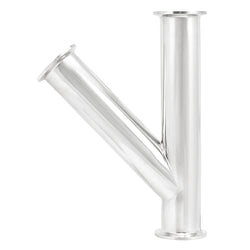 Stainless Steel Tri-Clover Lateral Wye - 1.5" TC