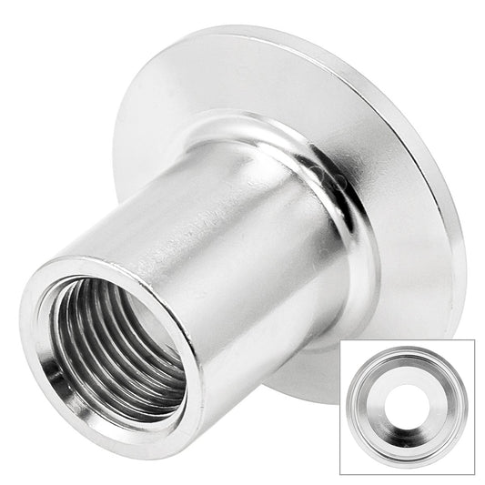 1.5" Tri Clamp X 1/2" Female NPT Cone Adapter - Tri Clover Sanitary Stainless Steel Fitting