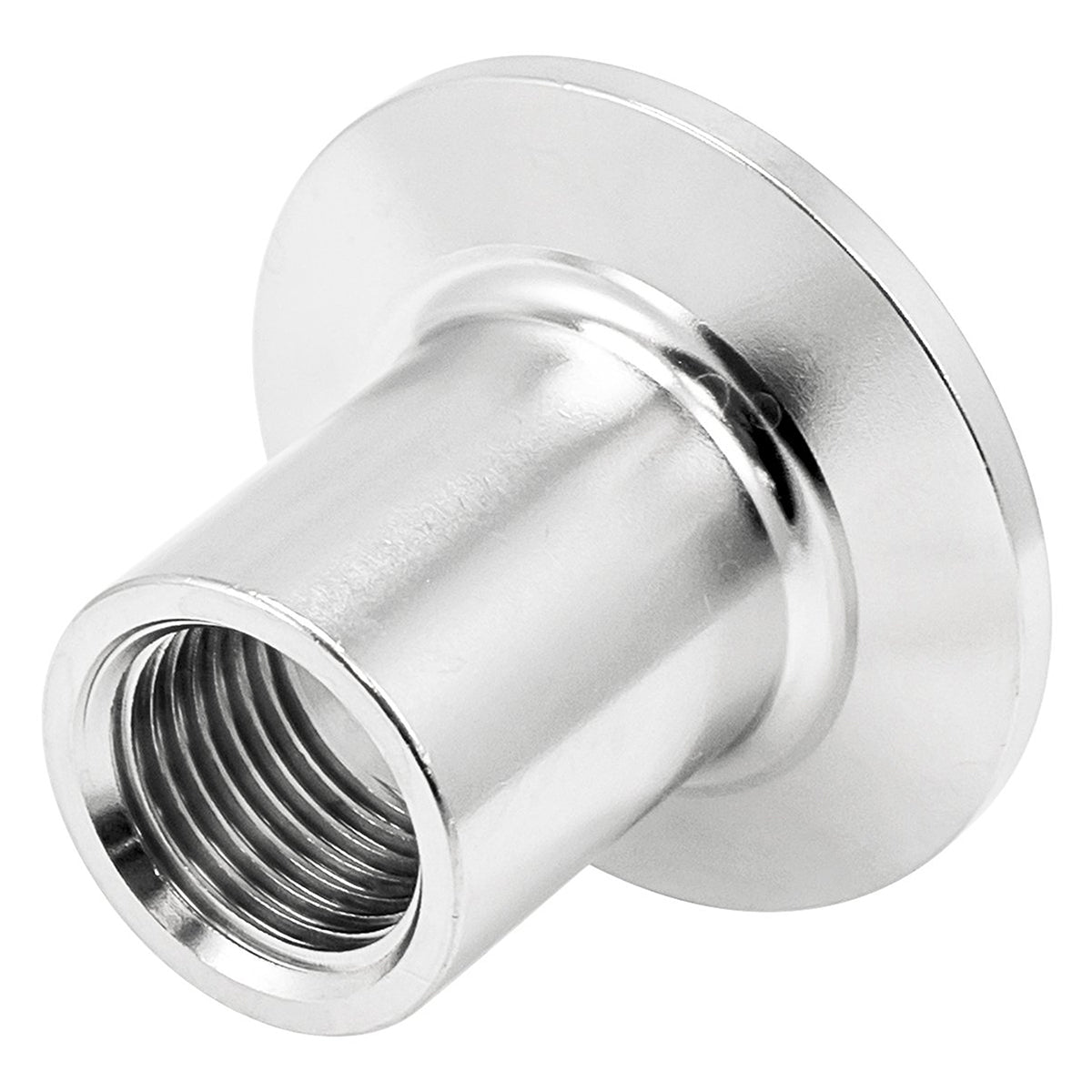 1.5" Tri Clamp X 1/2" Female NPT Cone Adapter - Tri Clover Sanitary Stainless Steel Fitting