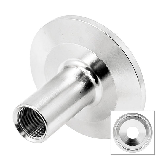 1.5" Tri Clamp X 1/4" Female NPT Cone Adapter - Tri Clover Sanitary Stainless Steel Fitting