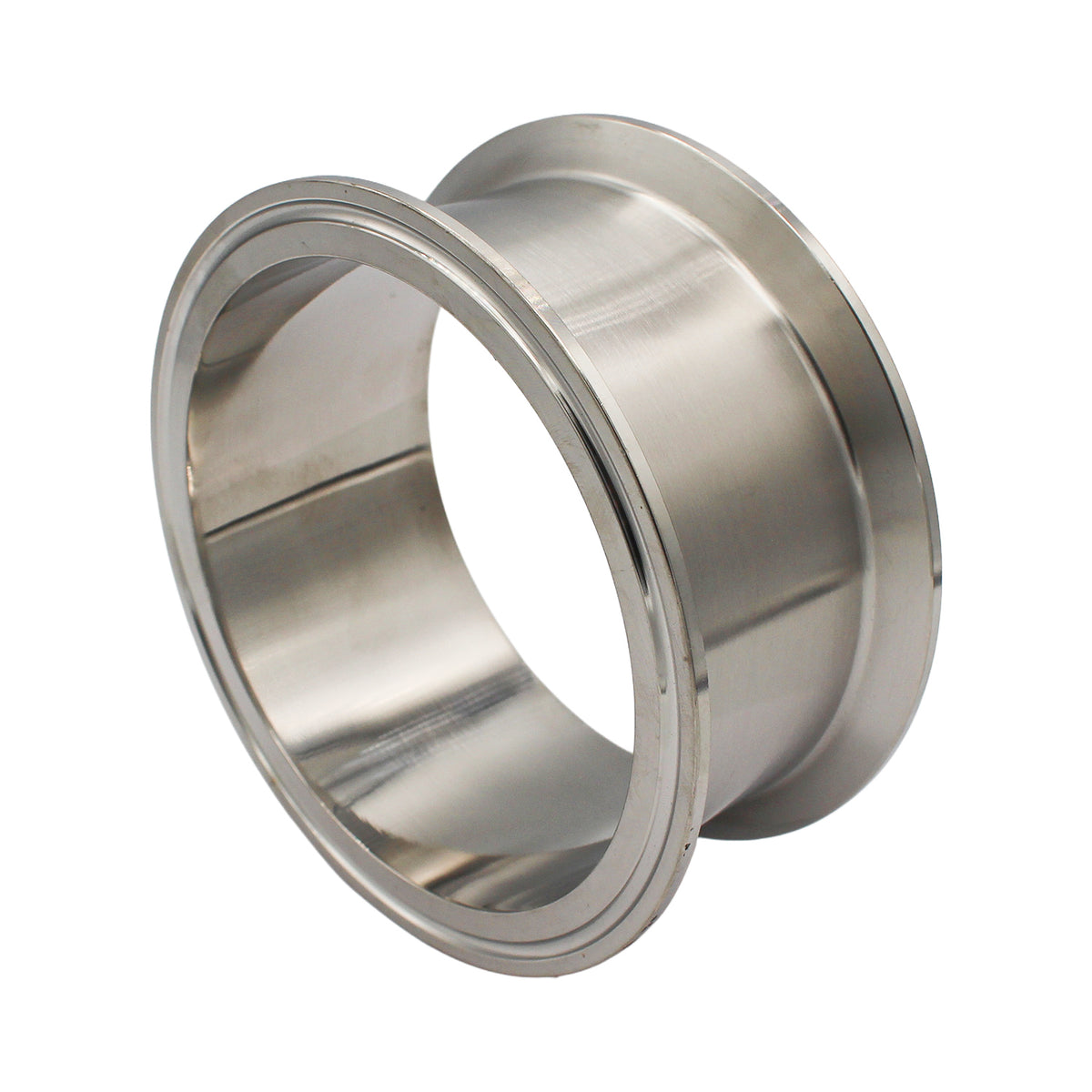 4" Tri Clamp Extension Tube (2") - Tri Clover Sanitary Stainless Steel