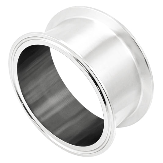 4" Tri Clamp Extension Tube (2") - Tri Clover Sanitary Stainless Steel