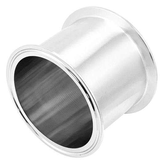 4" Tri Clamp Extension Tube (3") - Tri Clover Sanitary Stainless Steel