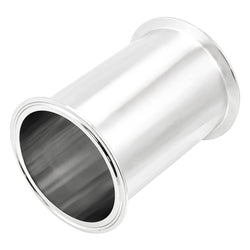 Stainless Steel Tri-Clover Extension Tube - 4" TC (6")