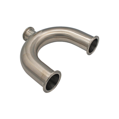 2" Tri Clamp X 1.5" Tri Clamp 180° Drop Elbow (U Bend) -Tri Clover Sanitary Stainless Steel