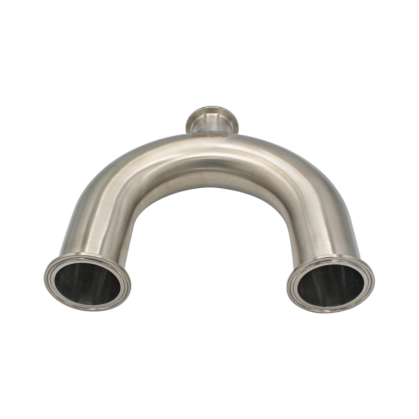 2" Tri Clamp X 1.5" Tri Clamp 180° Drop Elbow (U Bend) -Tri Clover Sanitary Stainless Steel