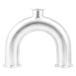 Stainless Steel Tri-Clover 180° Drop U-Bend - 2" TC X 1.5" TC