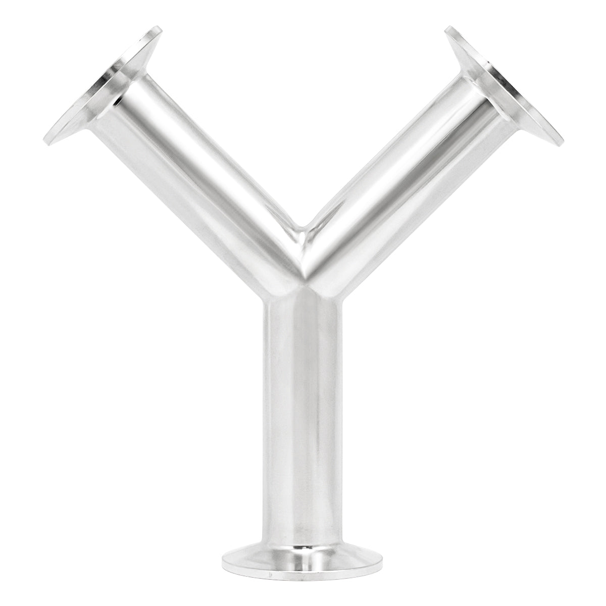 1" Tri Clamp Wye (Y-fitting)- Sanitary Stainless Steel