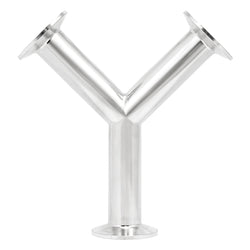 Stainless Steel Tri-Clover Wye - 1" TC