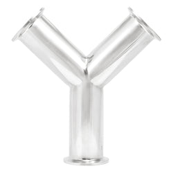 Stainless Steel Tri-Clover Wye - 2" TC