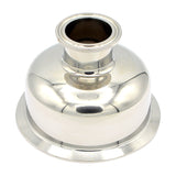 Stainless Steel Tri-Clover Concentric Bowl Reducer - 4" TC X 1.5" TC