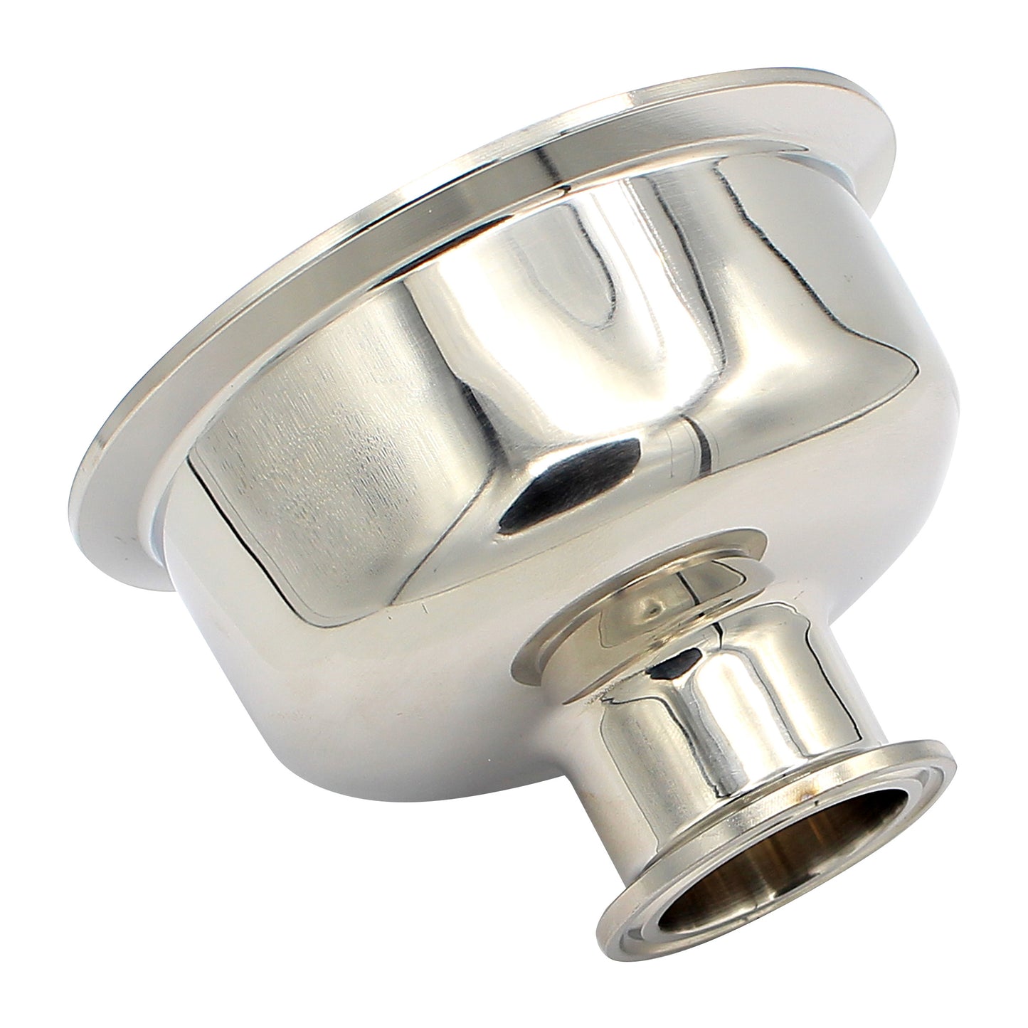 4" X 1.5" Tri Clamp Concentric Bowl Reducer - Tri Clover Sanitary Stainless Steel Fitting