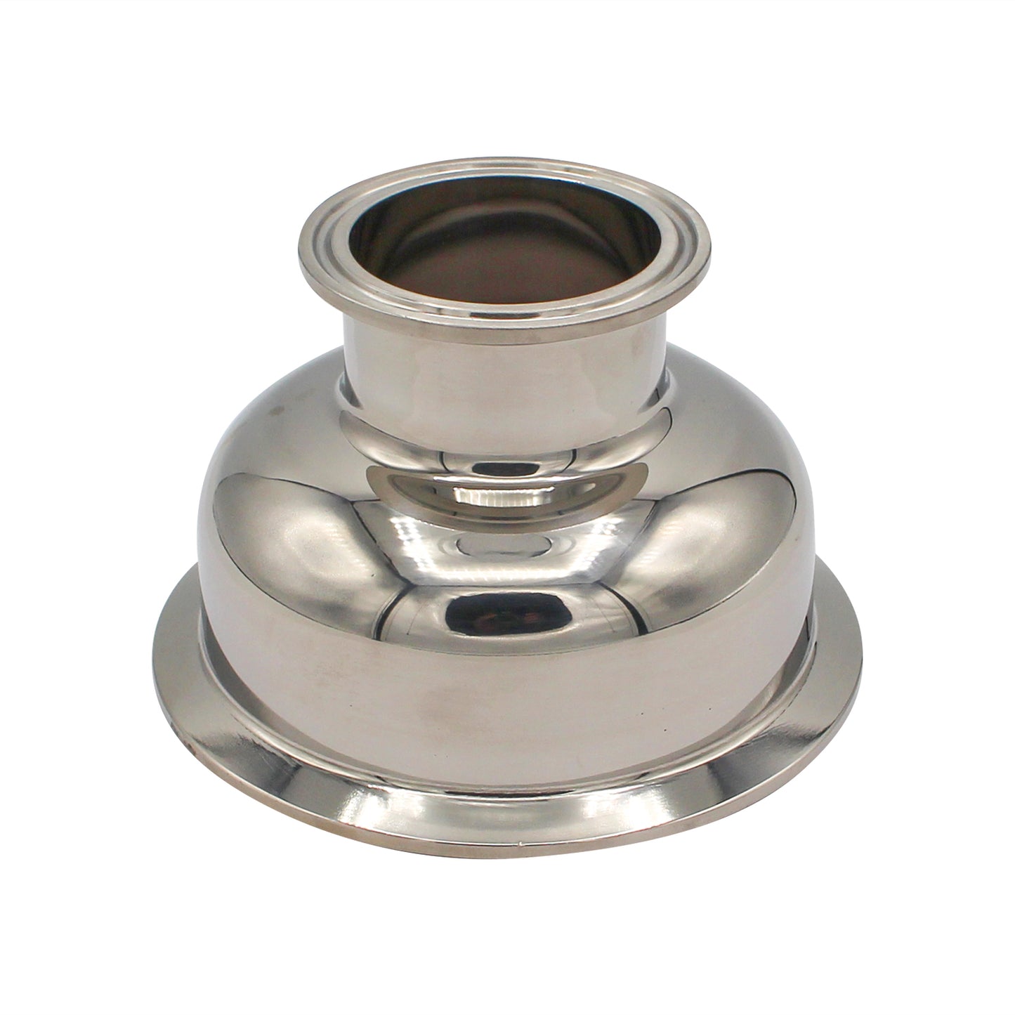 4" X 2" Tri Clamp Concentric Bowl Reducer - Tri Clover Sanitary Stainless Steel Fitting