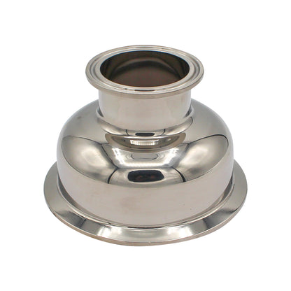 4" X 2" Tri Clamp Concentric Bowl Reducer - Tri Clover Sanitary Stainless Steel Fitting