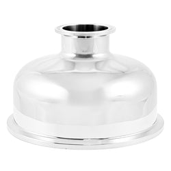 Stainless Steel Tri-Clover Concentric Bowl Reducer - 6" TC X 2" TC