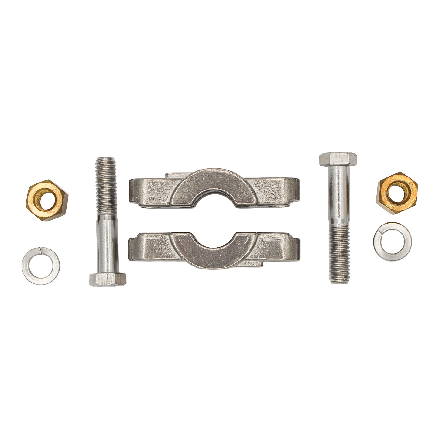 1/2" & 3/4" High Pressure Bolted Tri Clamp - Tri Clover Sanitary Stainless Steel Fitting