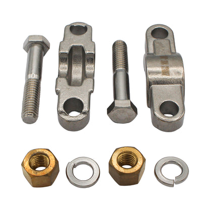 1/2" & 3/4" High Pressure Bolted Tri Clamp - Tri Clover Sanitary Stainless Steel Fitting
