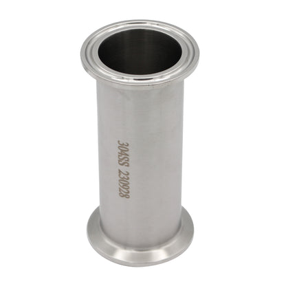 1.5" Tri Clamp Extension Tube (4") - Tri Clover Sanitary Stainless Steel