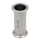Stainless Steel Tri-Clover Extension Tube - 1.5" TC (4")