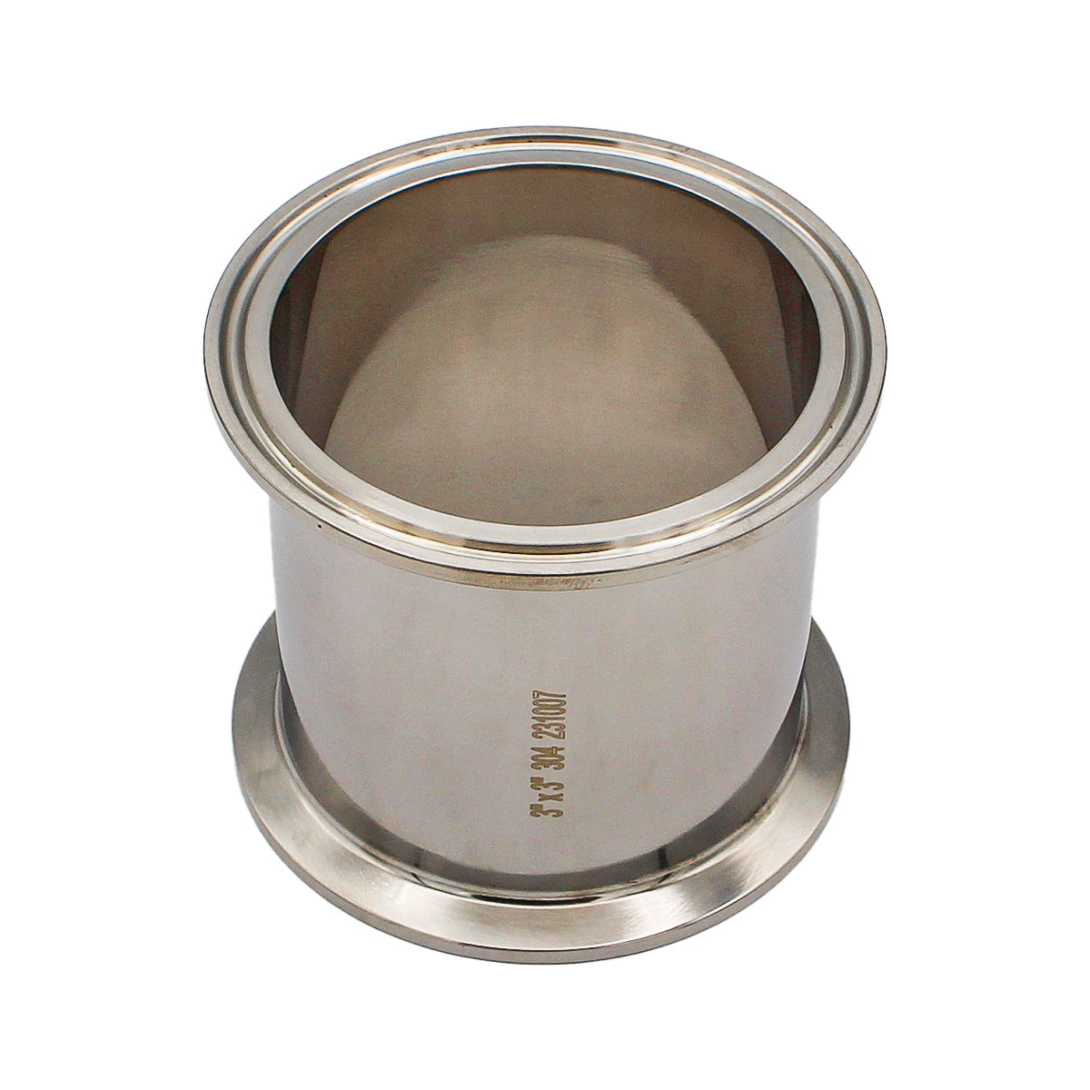 3" Tri Clamp Extension Tube (3") - Tri Clover Sanitary Stainless Steel