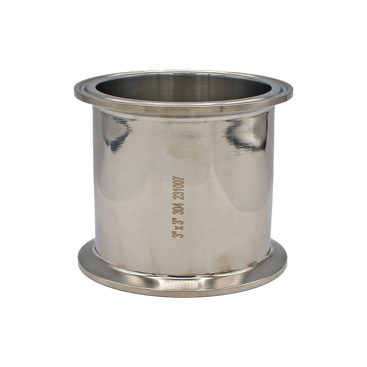 3" Tri Clamp Extension Tube (3") - Tri Clover Sanitary Stainless Steel