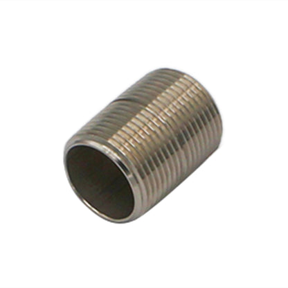 SS Brewtech 3/4" Male NPT Close Nipple - 304 Stainless Steel Pipe Fitting