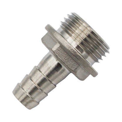 Ss Brewtech Stainless Steel Fitting - 3/4" Male Garden Hose X 1/2" OD Barb