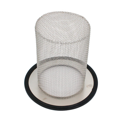 Stainless Steel Tri-Clover Sock Screen Gasket - 6" TC (10 Mesh)