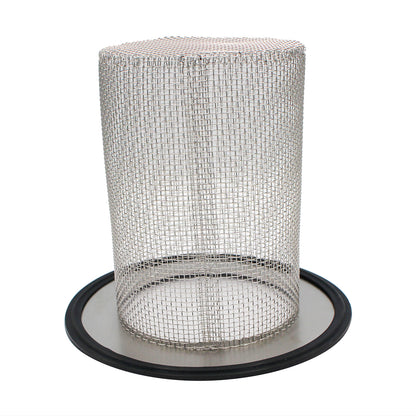 Stainless Steel Tri-Clover Sock Screen Gasket - 6" TC (10 Mesh)