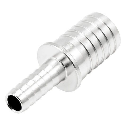 Stainless Steel Barbed Hose Splicer - 1/4" X 1/2"