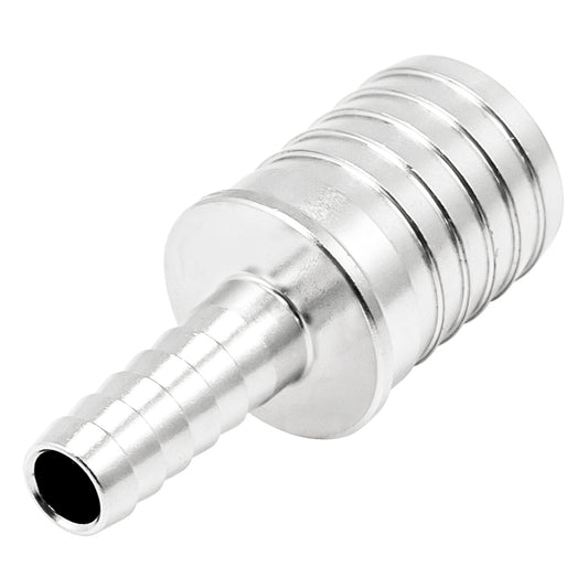 Stainless Steel Barbed Hose Splicer - 1/4" X 5/8"