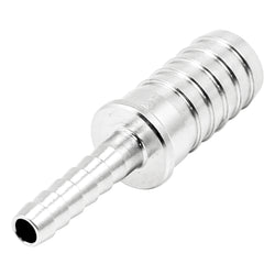Stainless Steel Barbed Hose Splicer - 3/16" X 3/8"