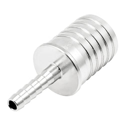 Stainless Steel Barbed Hose Splicer - 3/16" X 5/8"