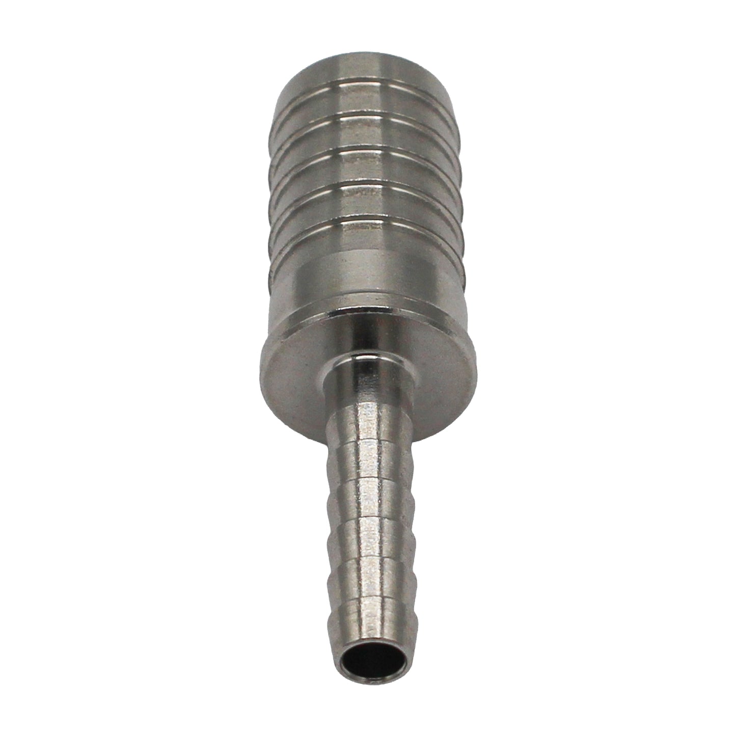 Stainless Steel Barbed Hose Splicer - 3/16" X 7/16"