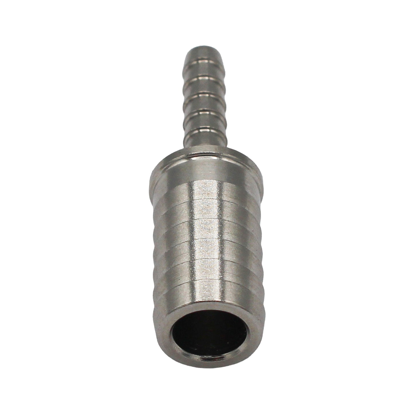 Stainless Steel Barbed Hose Splicer - 3/16" X 7/16"