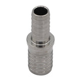 Stainless Steel Barbed Hose Splicer - 3/8" X 1/2"