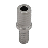 Stainless Steel Barbed Hose Splicer - 3/8" X 1/2"