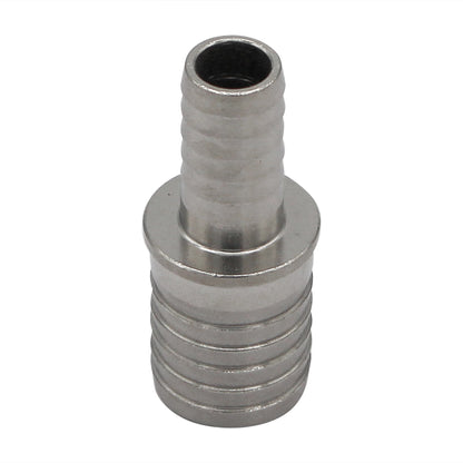Stainless Steel Barbed Hose Splicer - 3/8" X 5/8"