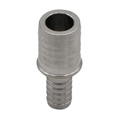 Stainless Steel Barbed Hose Splicer - 3/8" X 5/8"