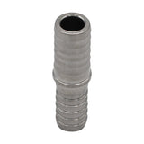 Stainless Steel Barbed Hose Splicer - 3/8" X 7/16"
